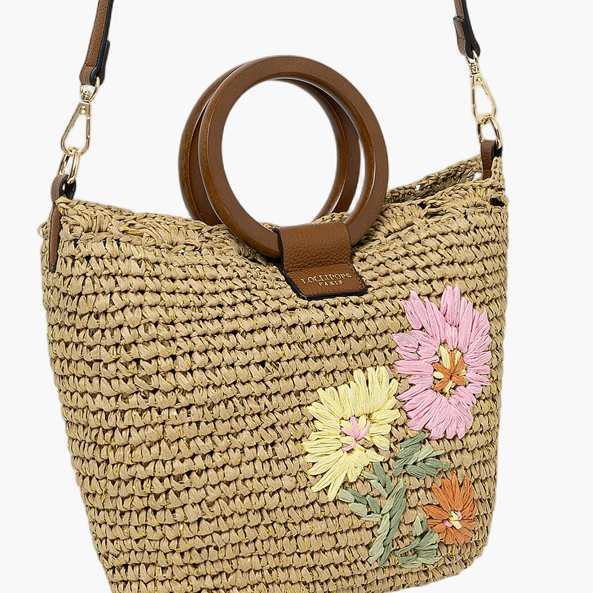 Sac panier beige Sybile