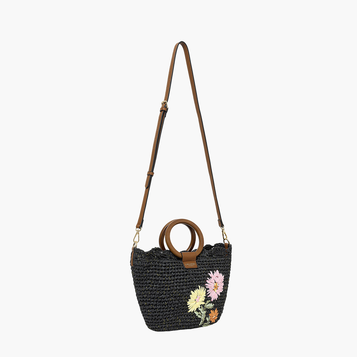 Sac panier noir Sybile