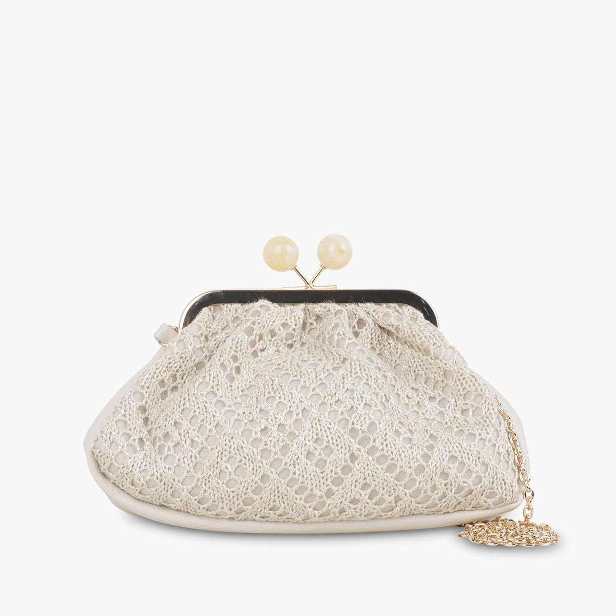 Petit sac frame ivoire Solie