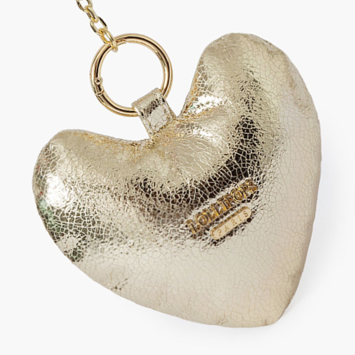 Porte-clés coeur doré Seart