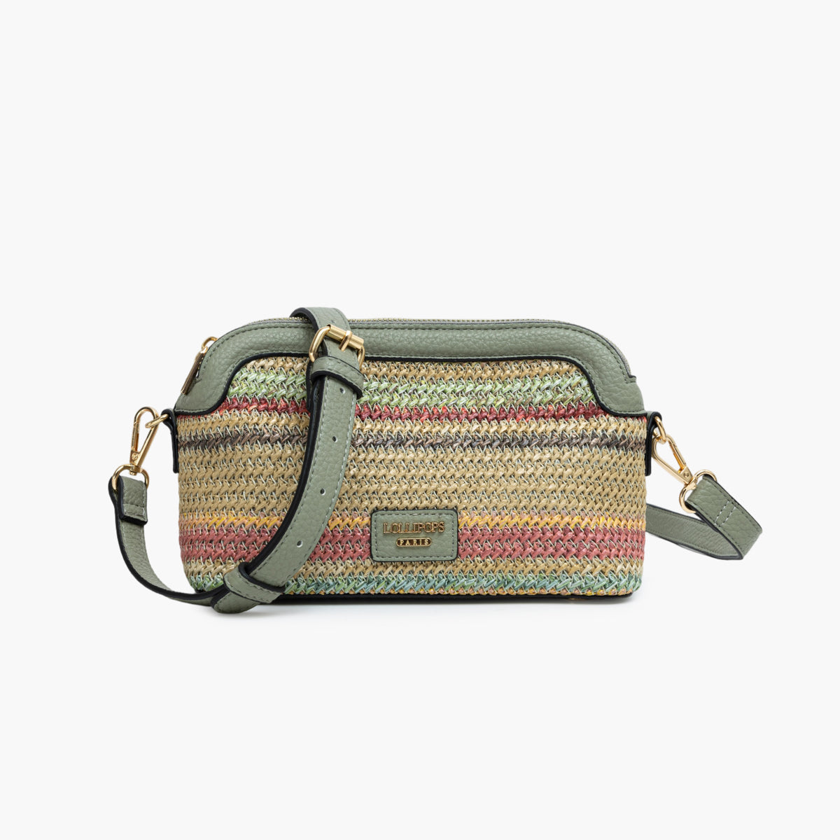 Petit sac multi poches vert Sartene