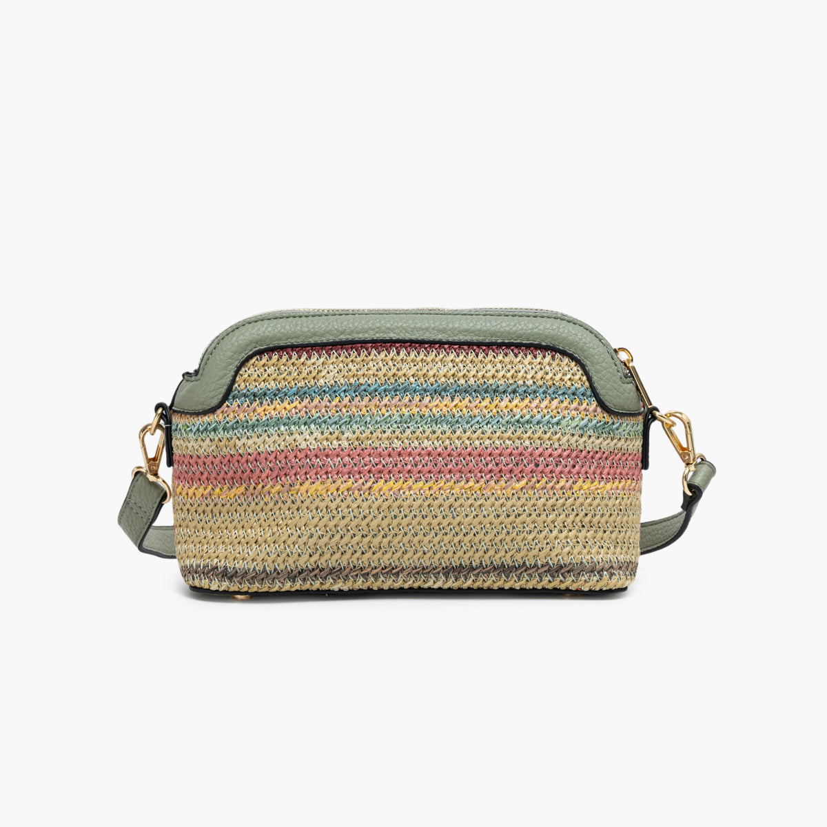 Petit sac multi poches vert Sartene