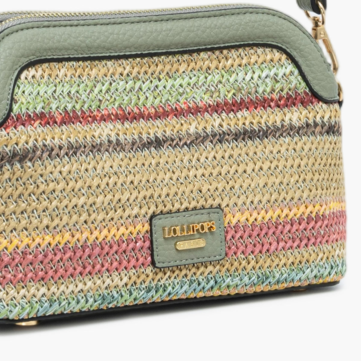 Petit sac multi poches vert Sartene