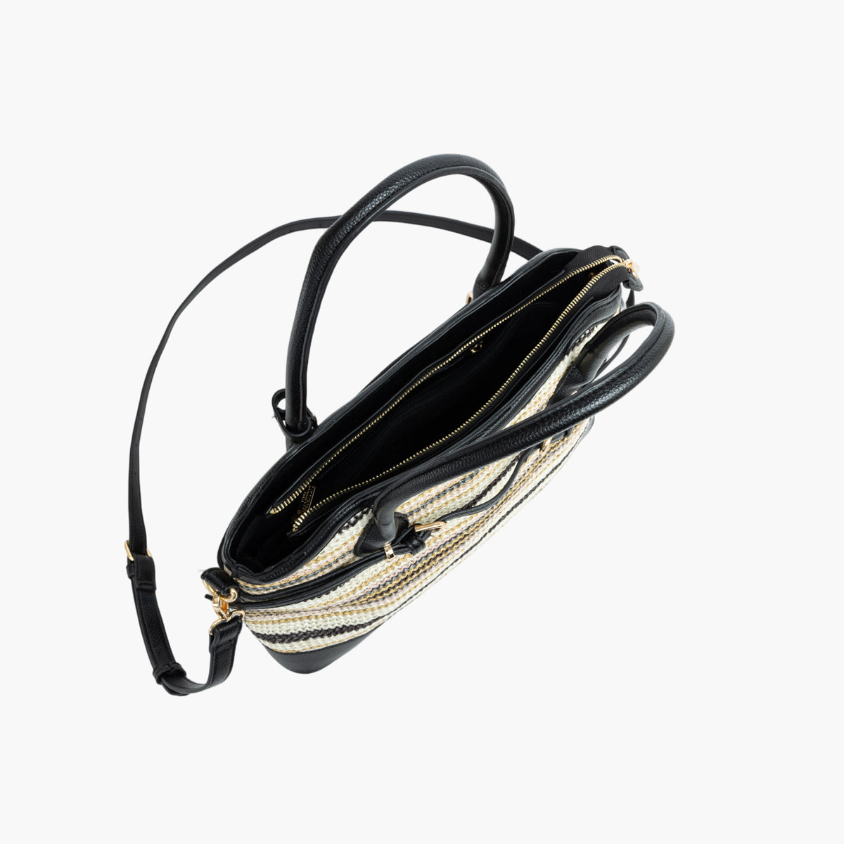 Grand sac shopper noir Sartene