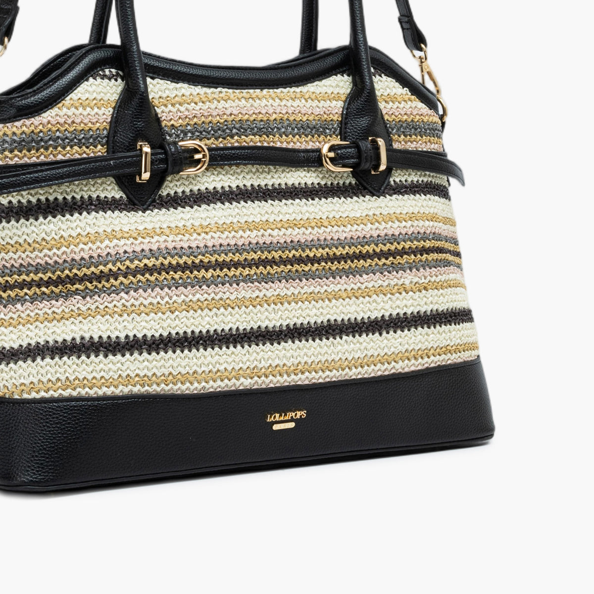 Grand sac shopper noir Sartene