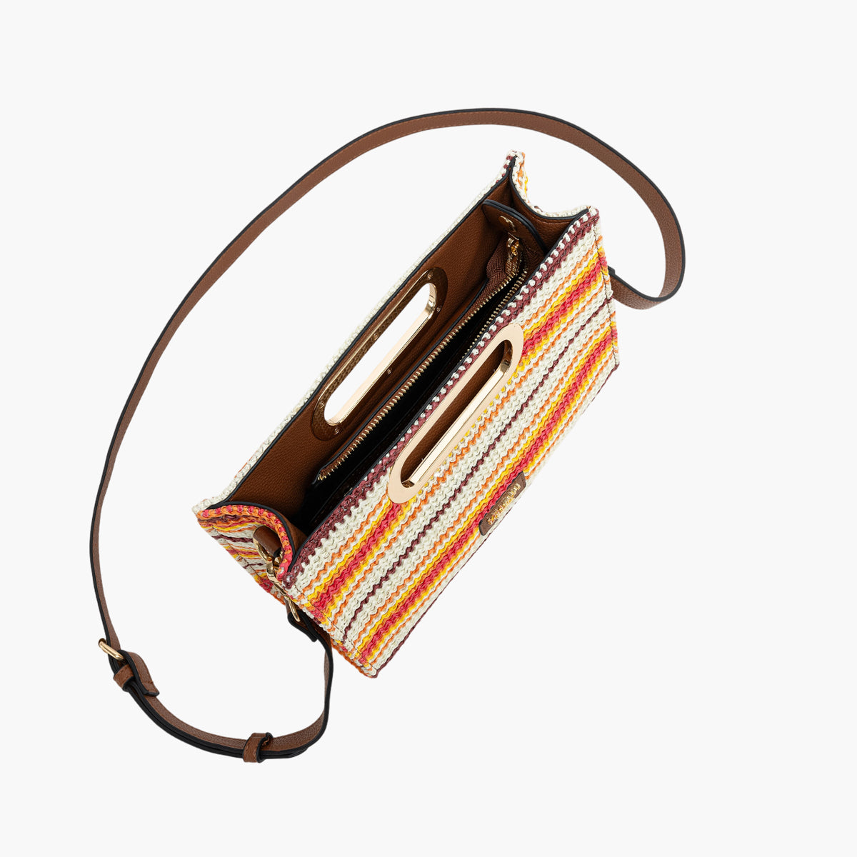 Petit sac shopper orange Sartene