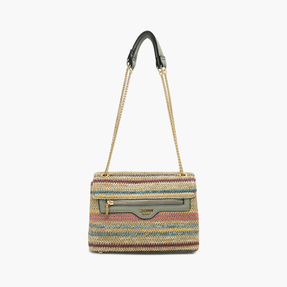 Sac porté épaule Lily vert Sartene