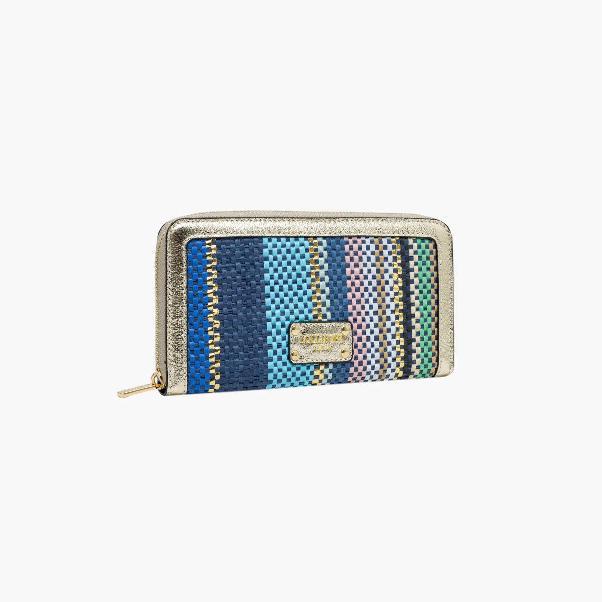 Grand portefeuille bleu Sunny