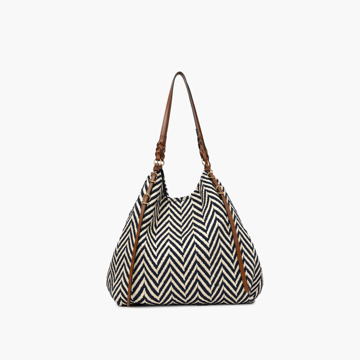 Grand sac shopper bleu marine S-Ringo