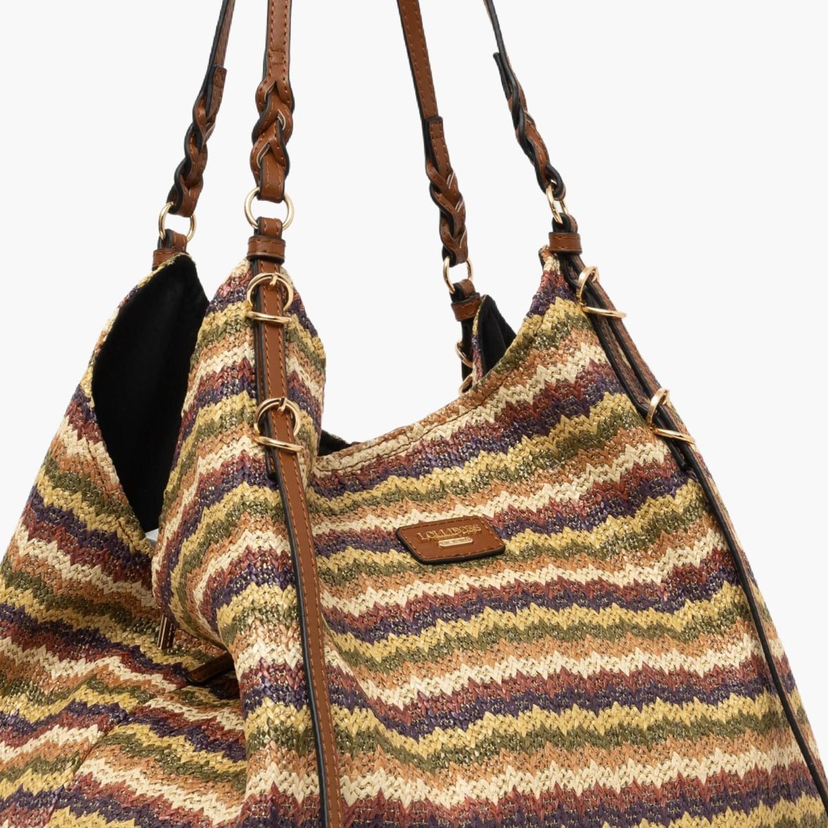 Grand sac shopper multicolore S-Ringo