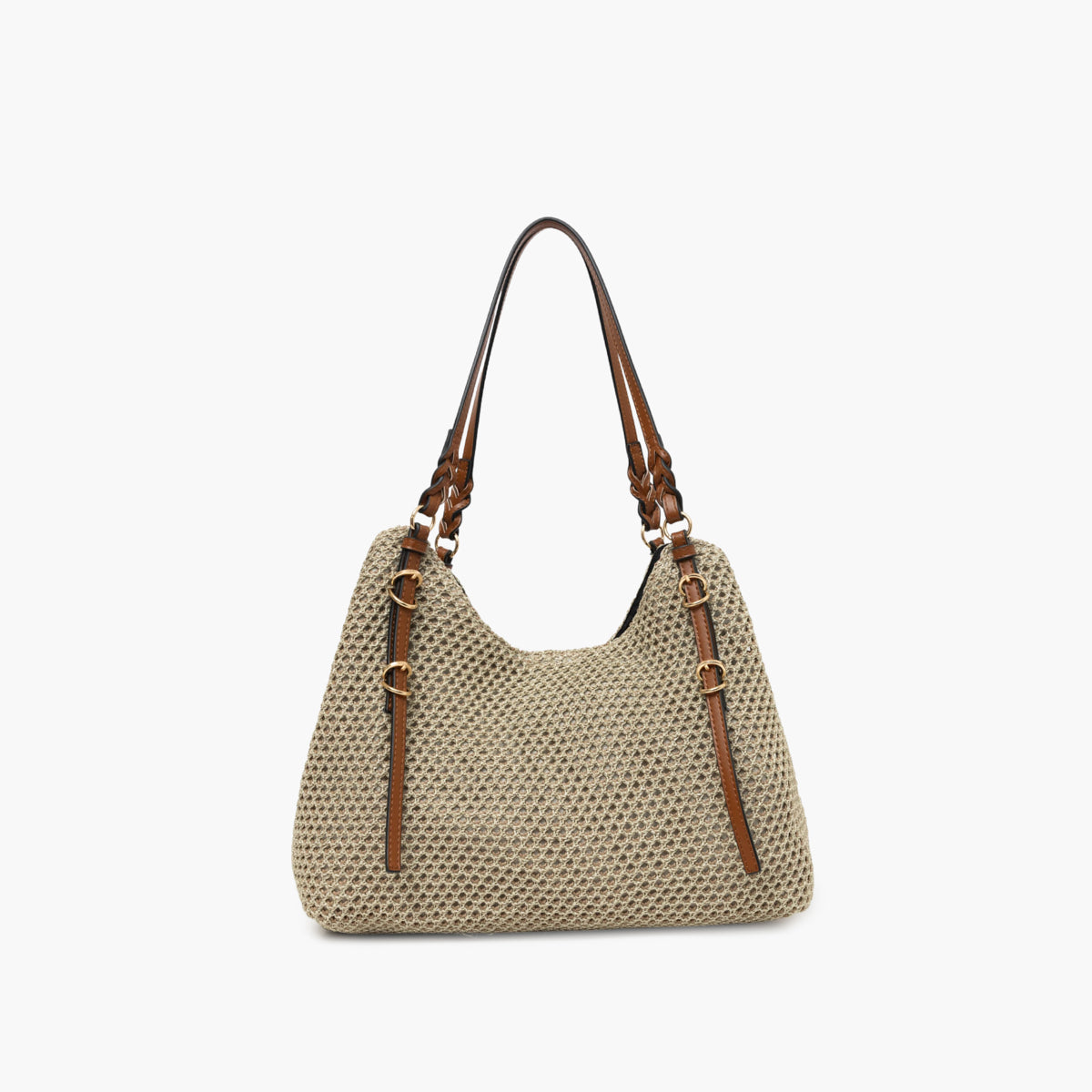 Sac shopper doré S-Ringo