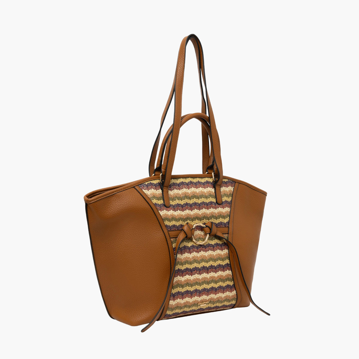 Grand sac shopper camel Steevy
