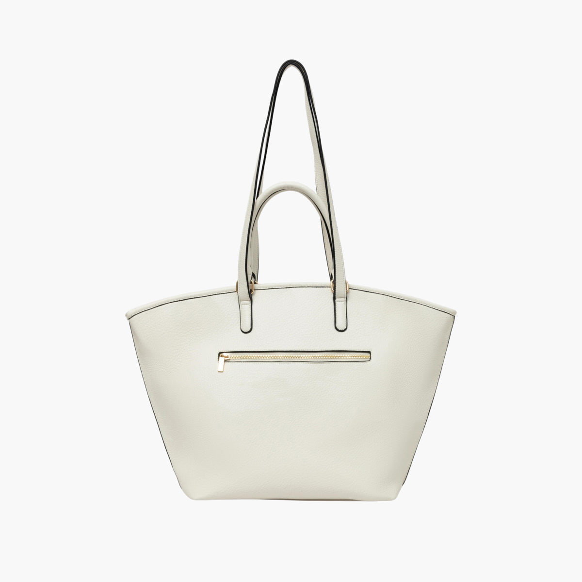 Grand sac shopper blanc Steevy