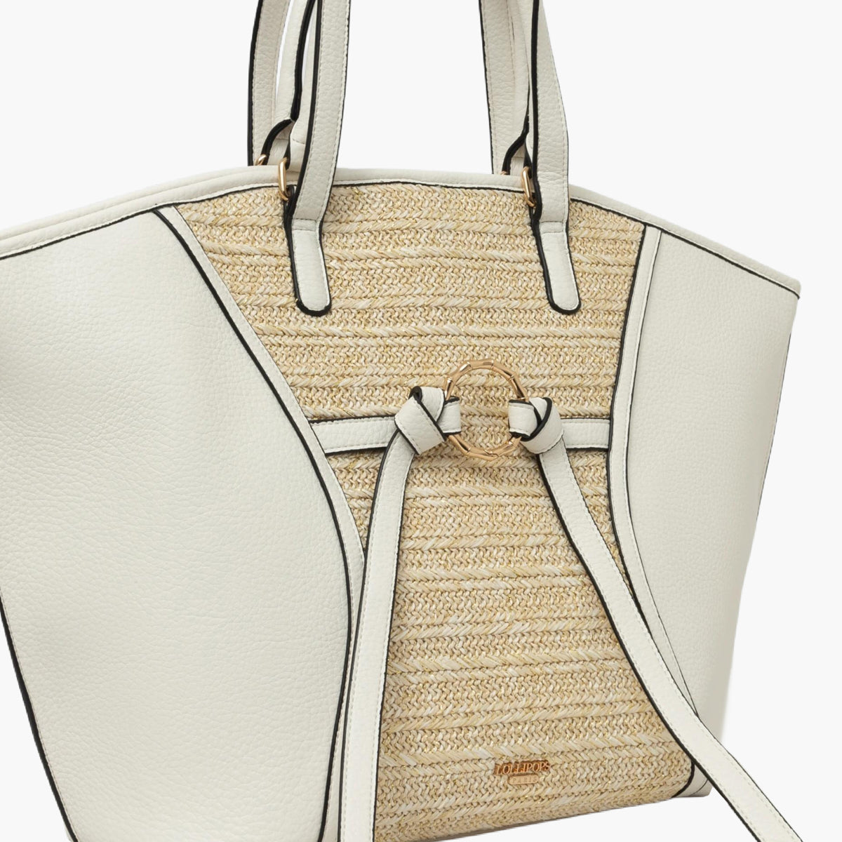 Grand sac shopper blanc Steevy