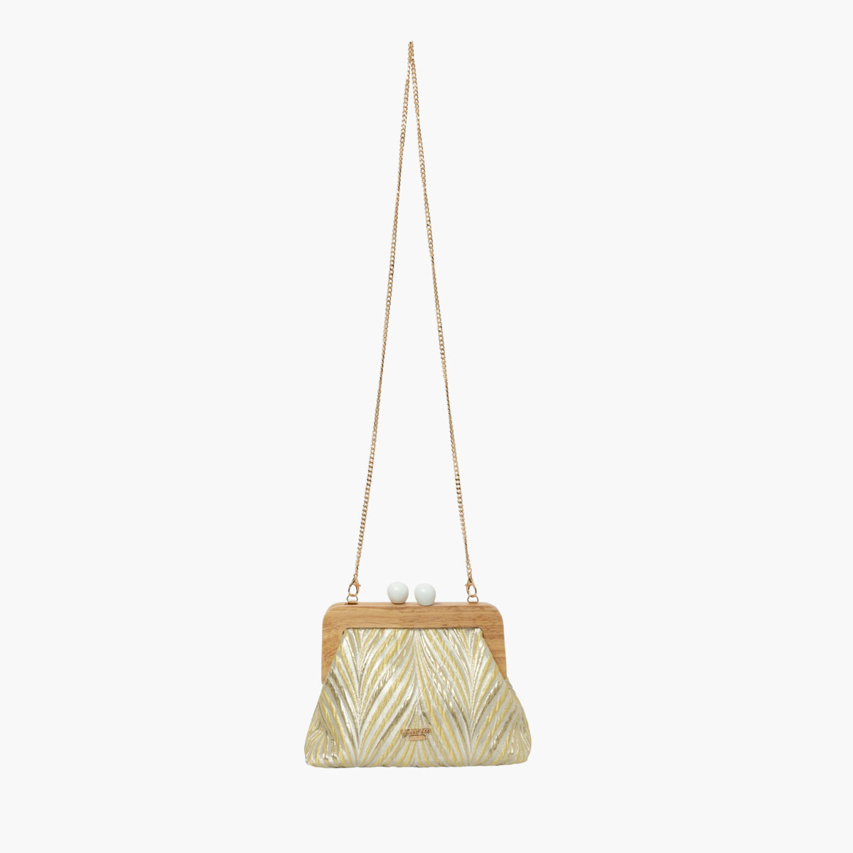 Petit sac frame jaune Swann