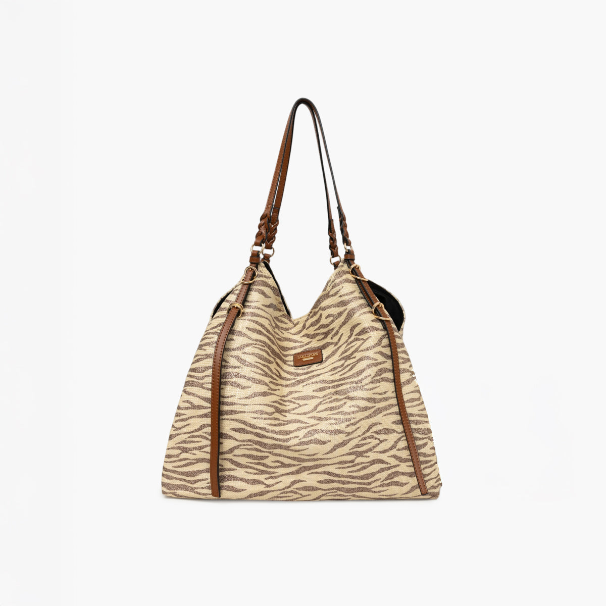 Grand sac shopper marron S-Ringo