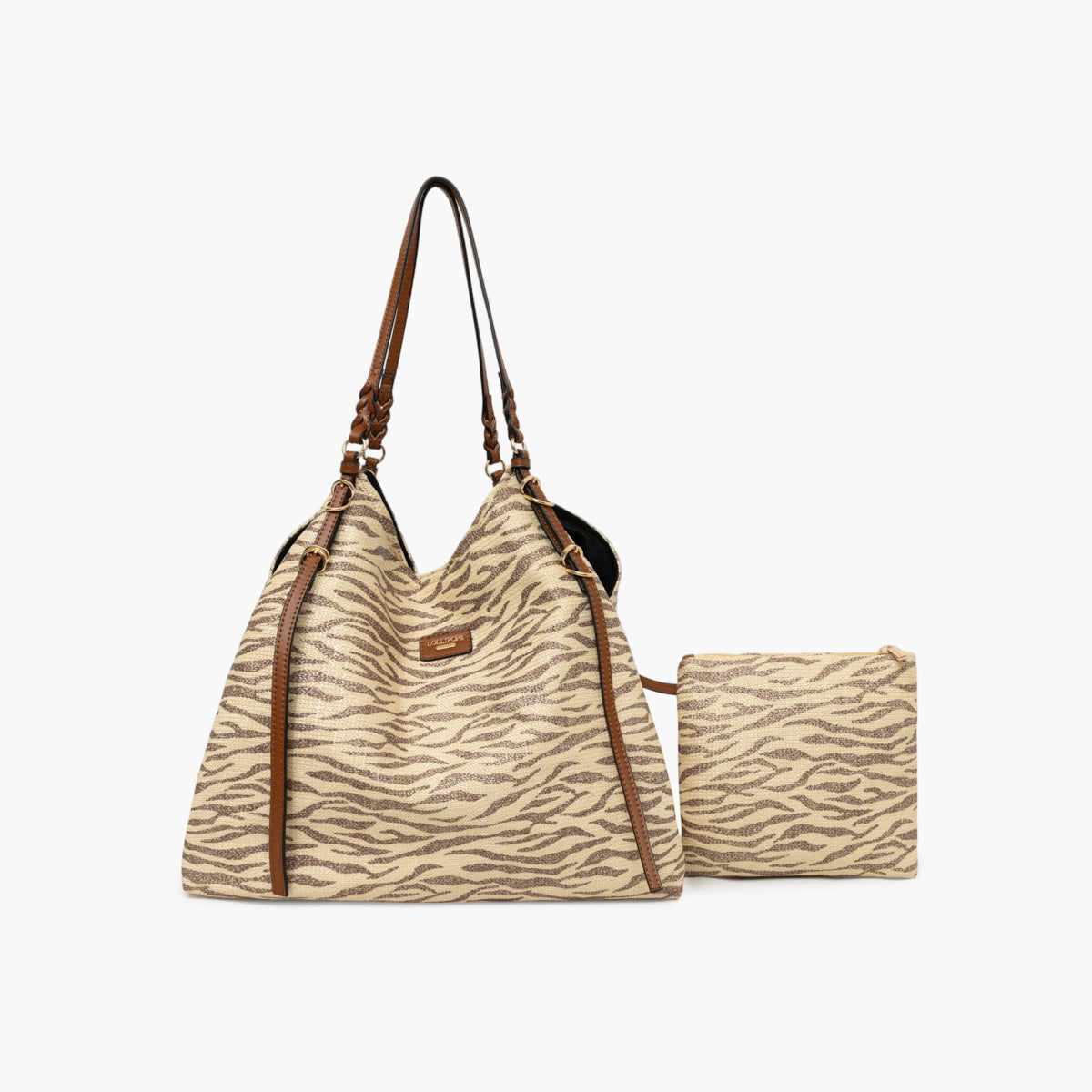 Grand sac shopper marron S-Ringo