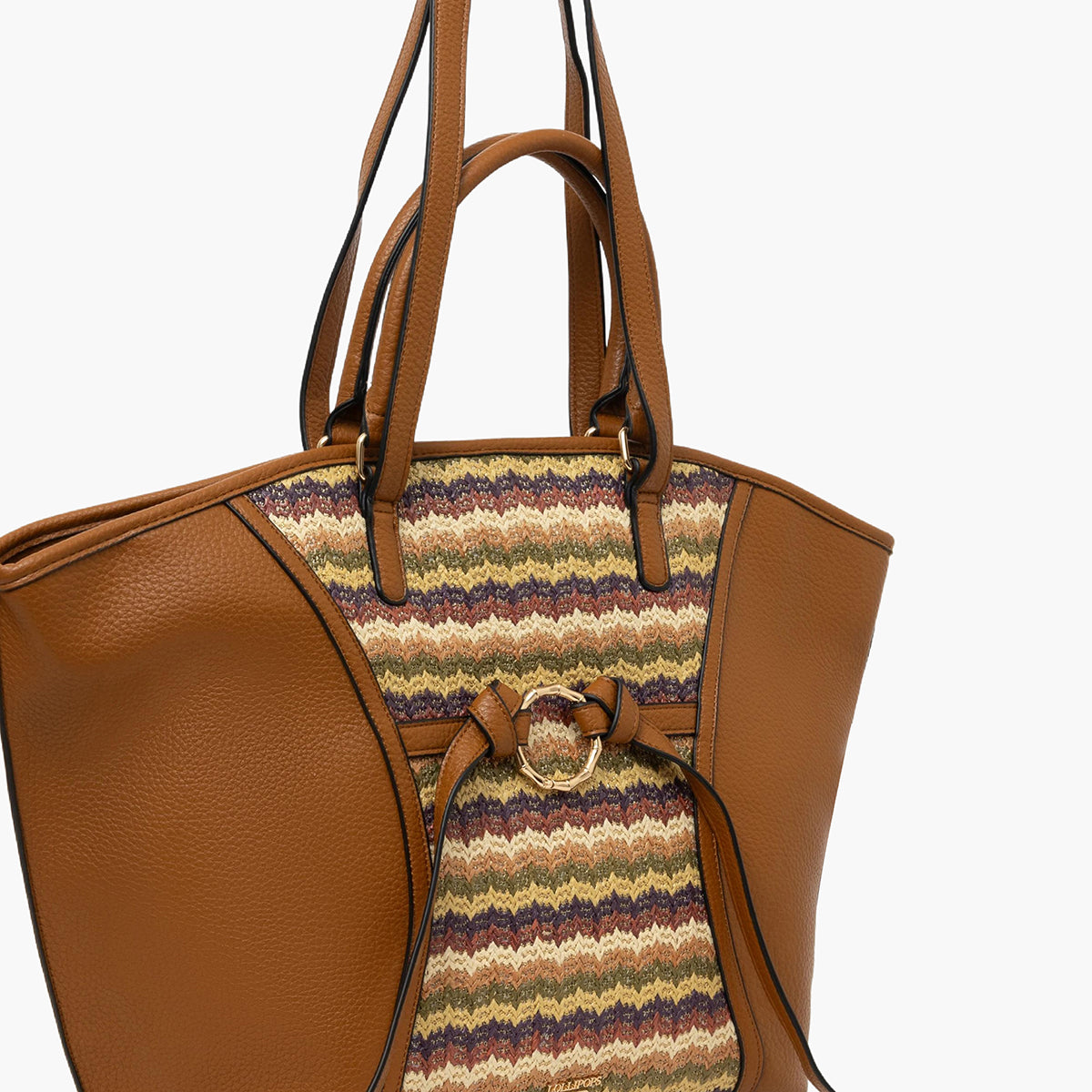 Grand sac shopper camel Steevy
