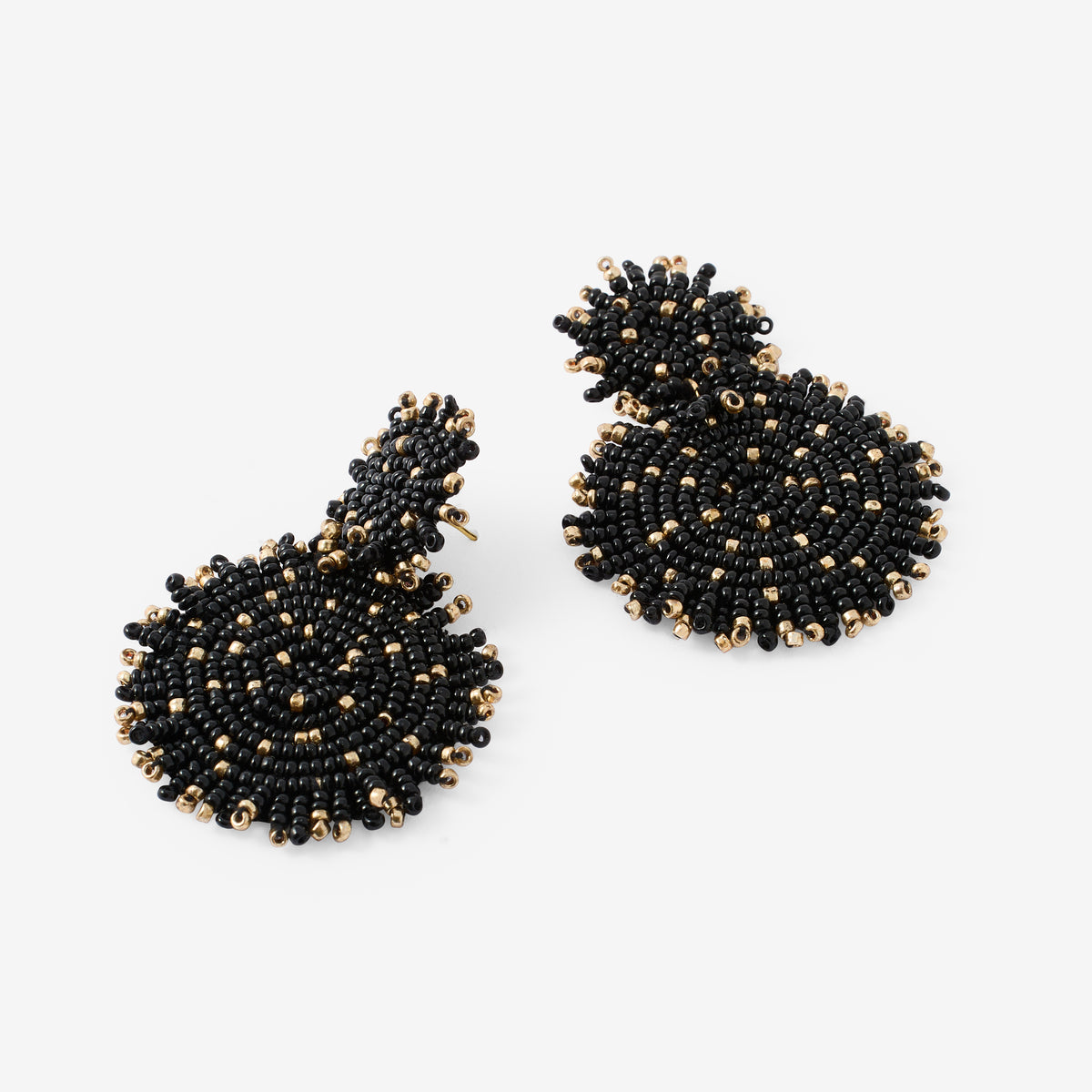 Boucles d’oreilles double rond volume