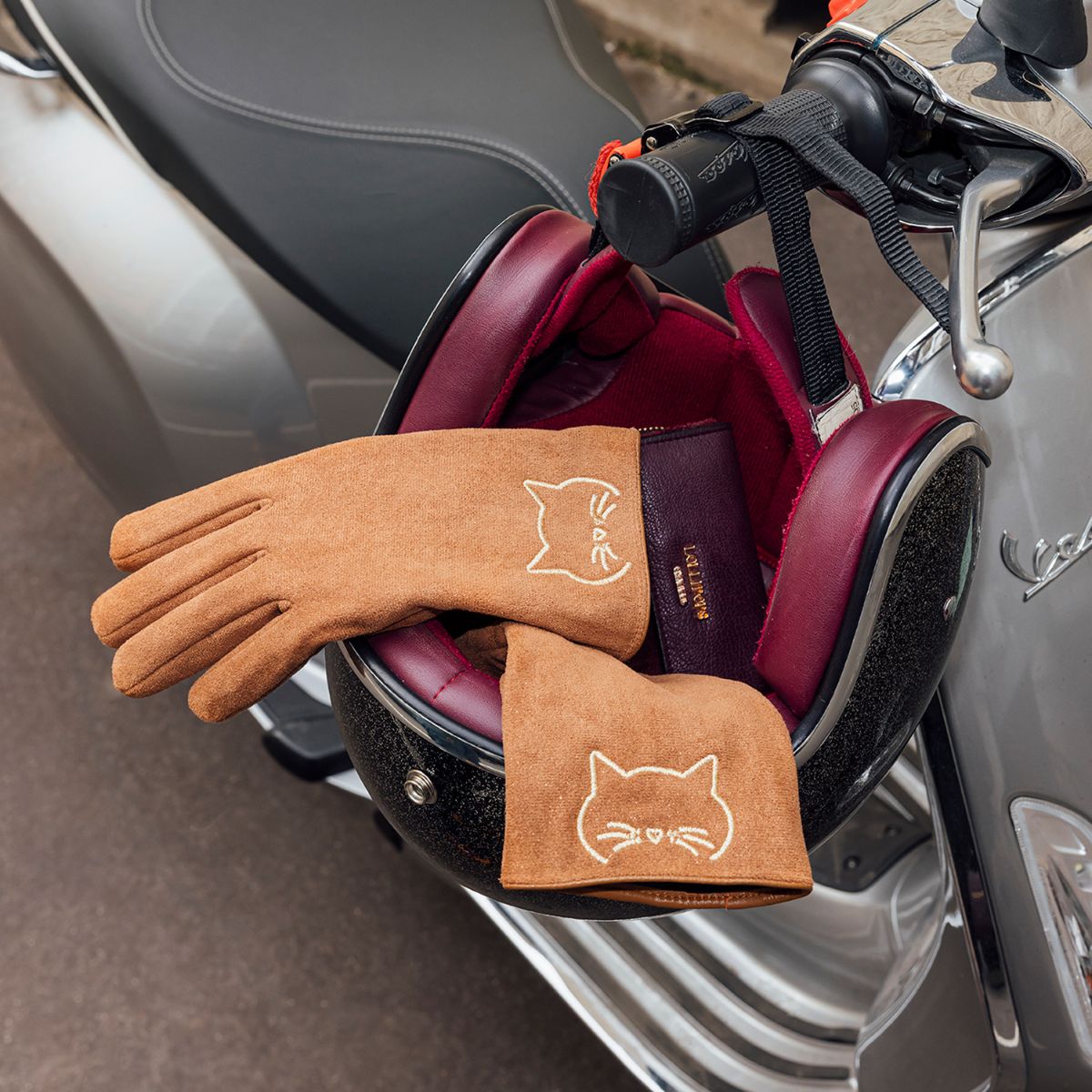 Gants camel S Rolanda
