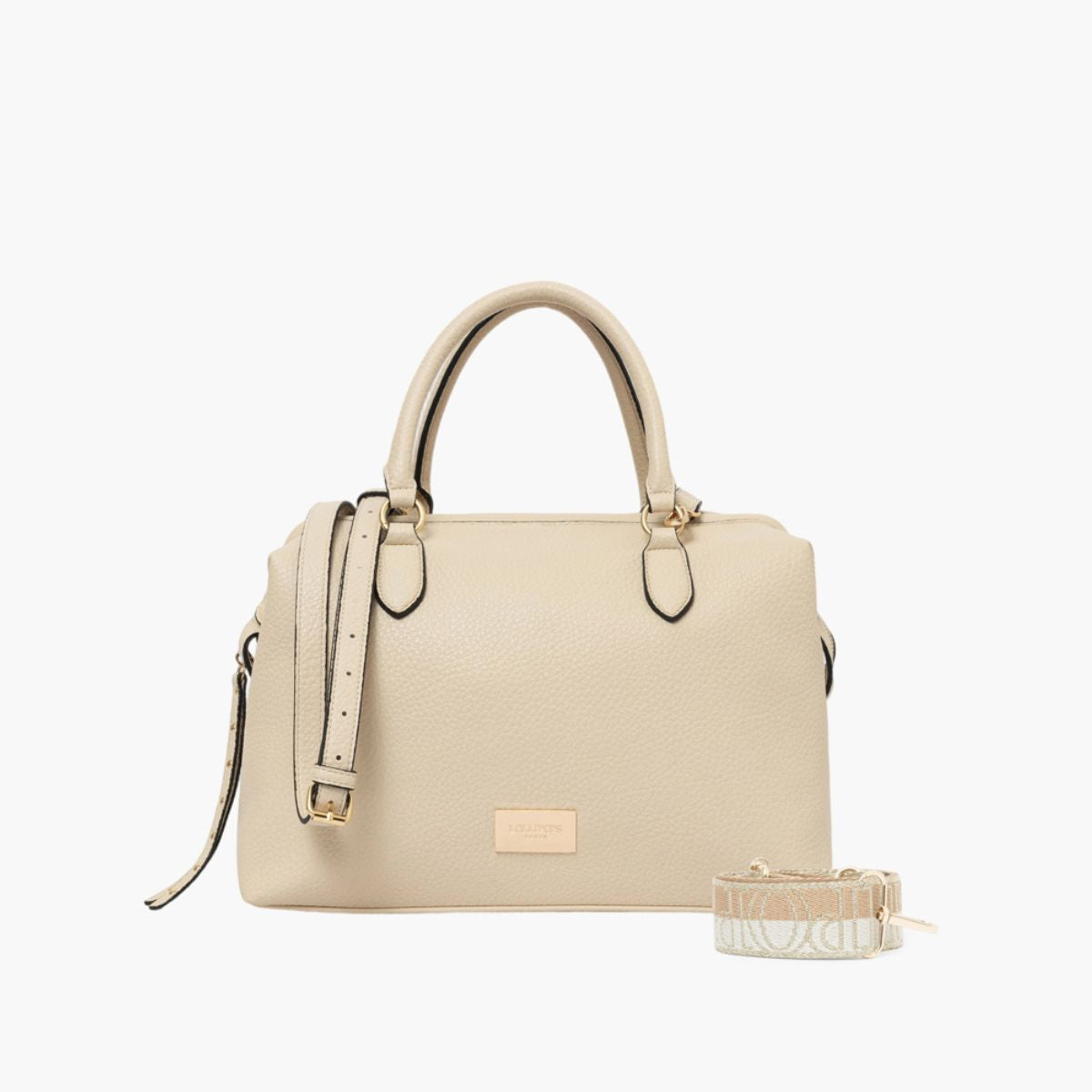 Grand sac bowling écru Soni