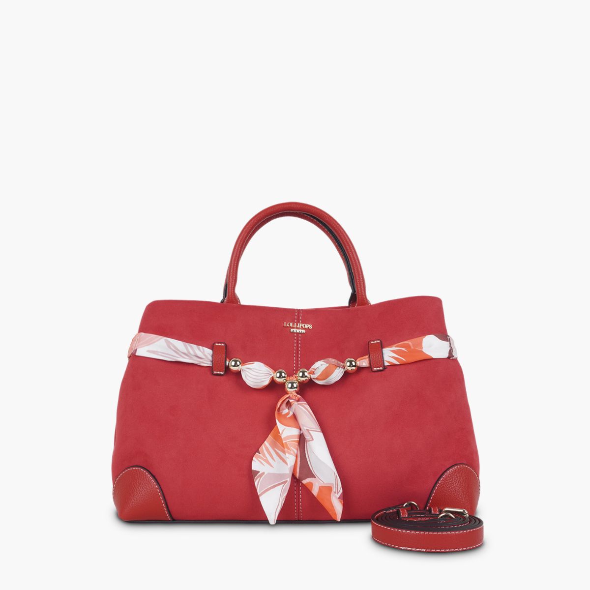 Sac shopper rouge Shirley