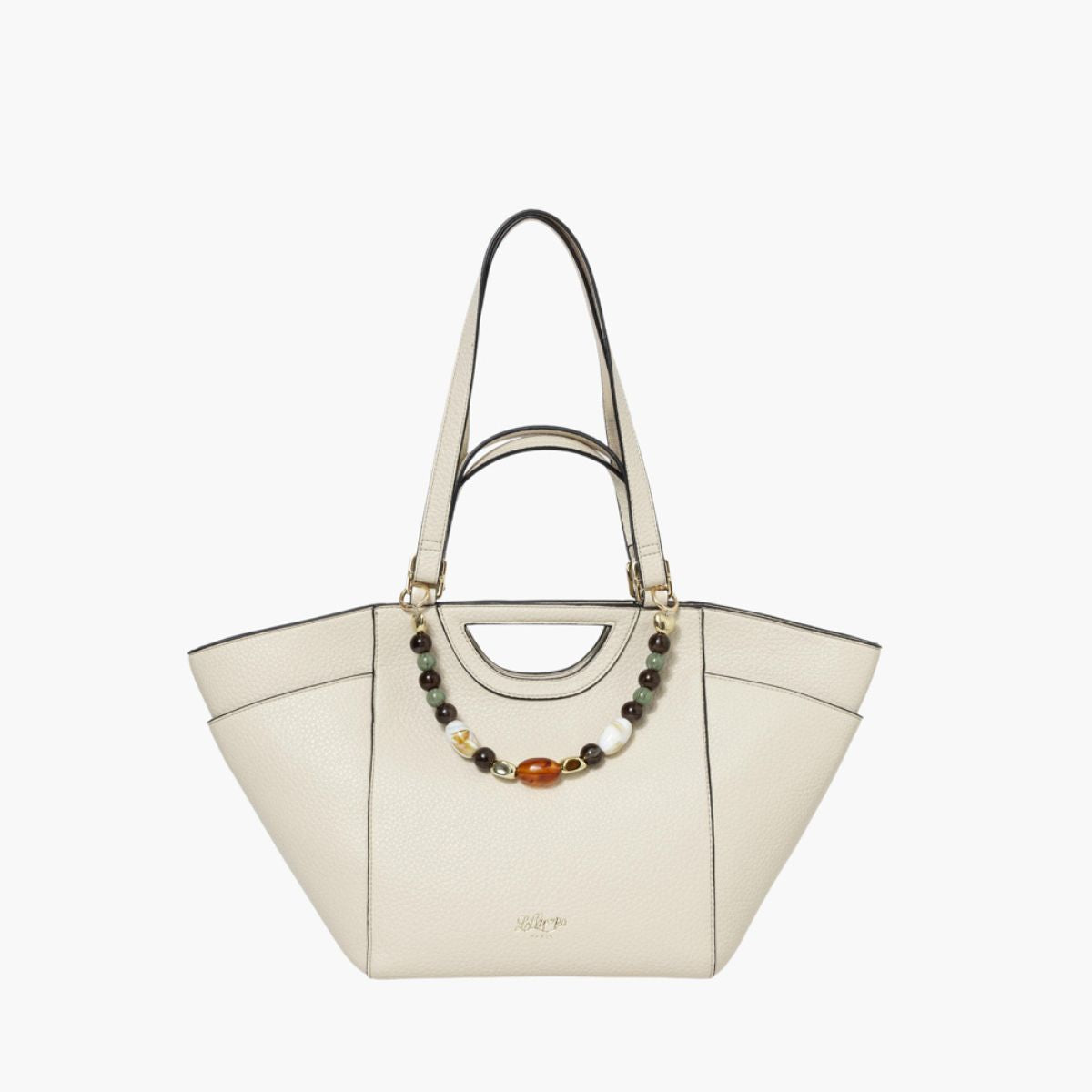 Grand sac shopper ivoire Stefie