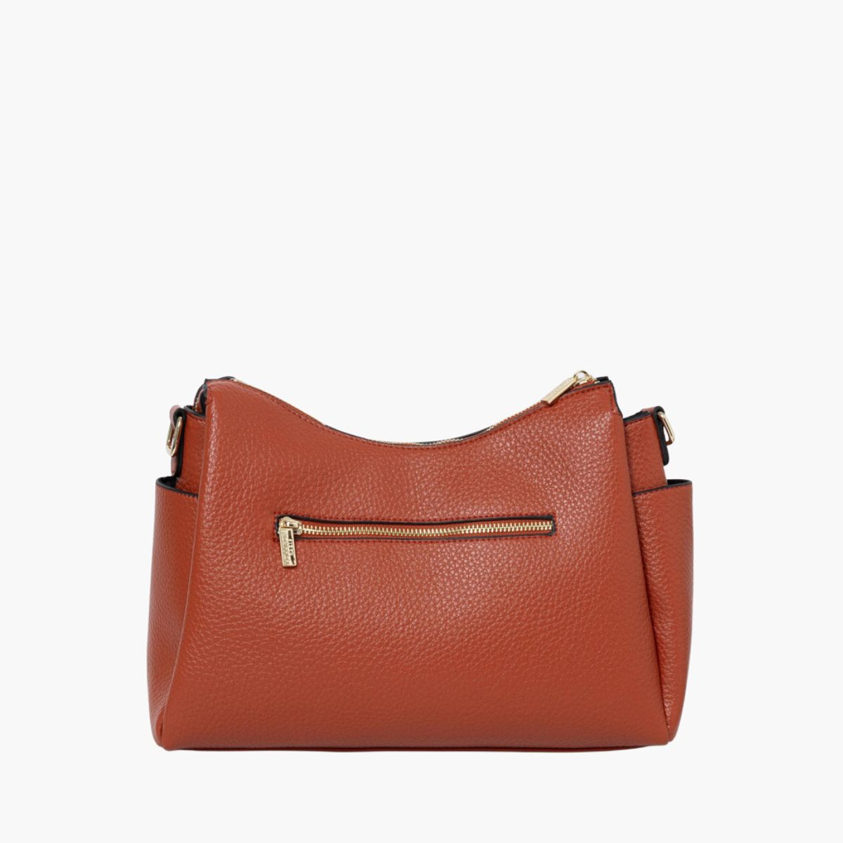 Grand sac porté épaule orange Stefie