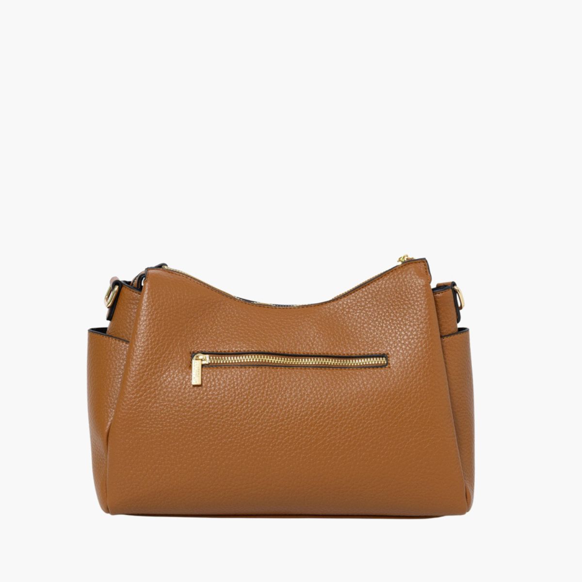 Grand sac porté épaule camel Stefie