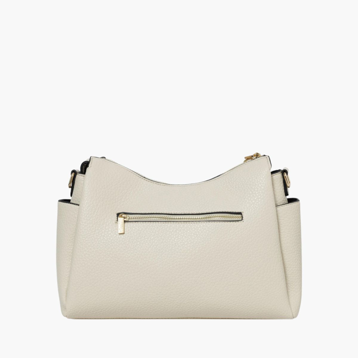 Grand sac porté épaule ivoire Stefie