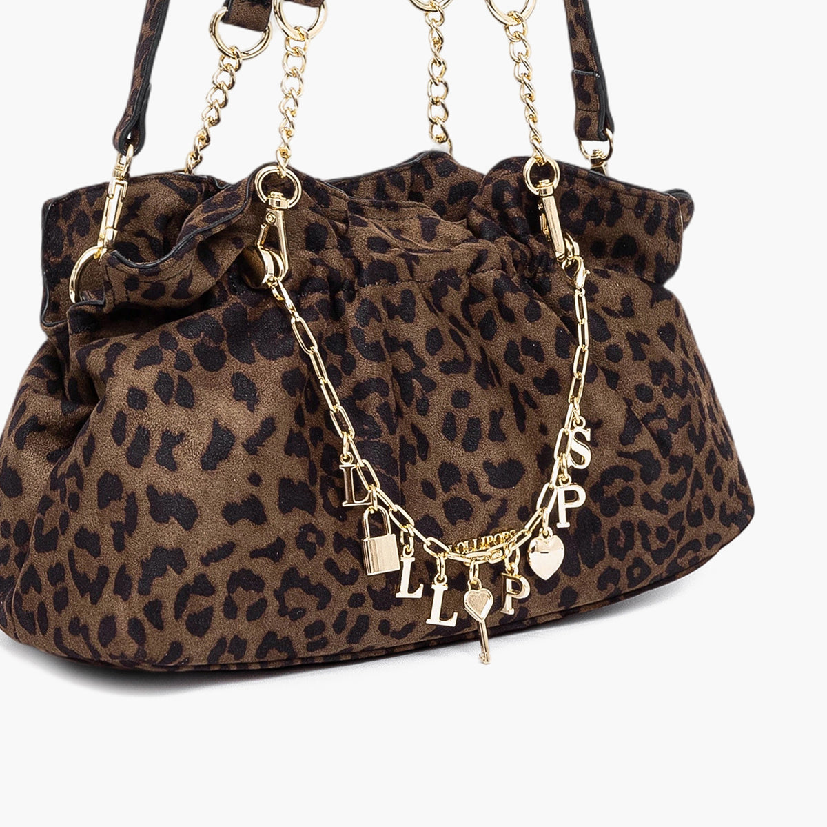 Sac porté épaule léopard Teana M