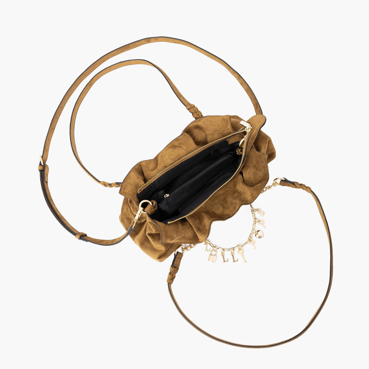 Sac porté épaule camel Teana S