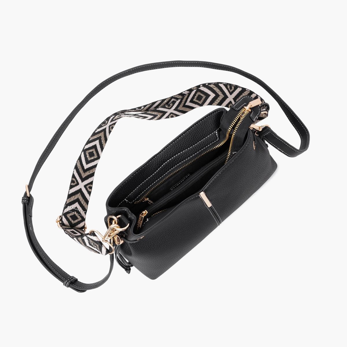 Sac multi poches noir Taloum M