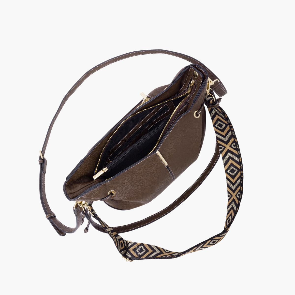 Sac porté épaule marron Taloum M