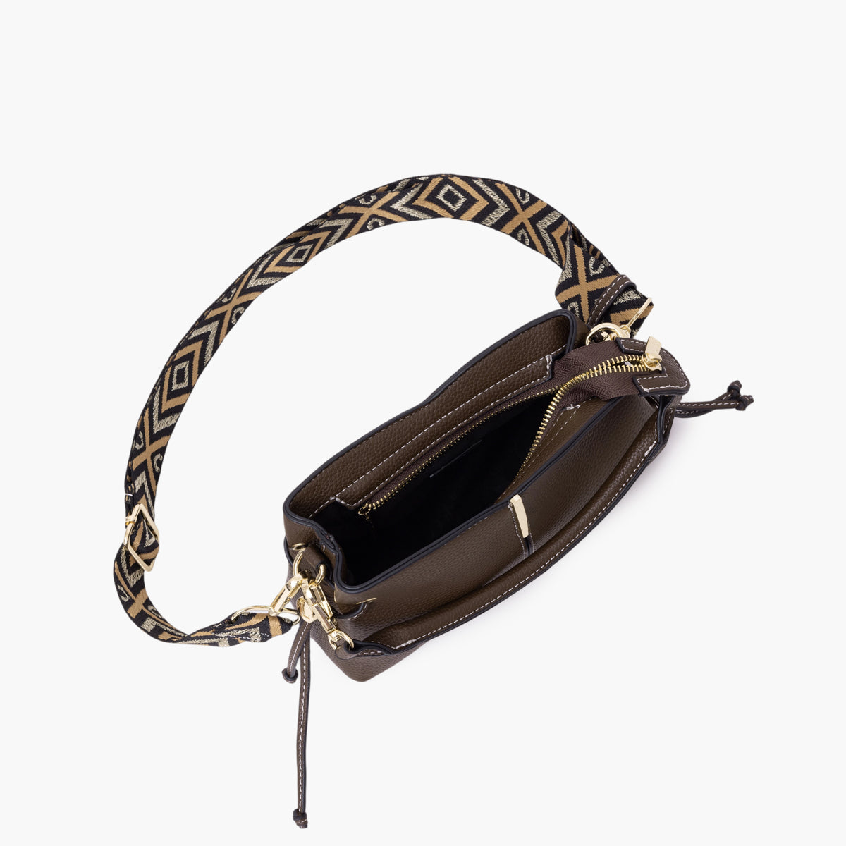 Petit sac porté épaule marron Taloum S