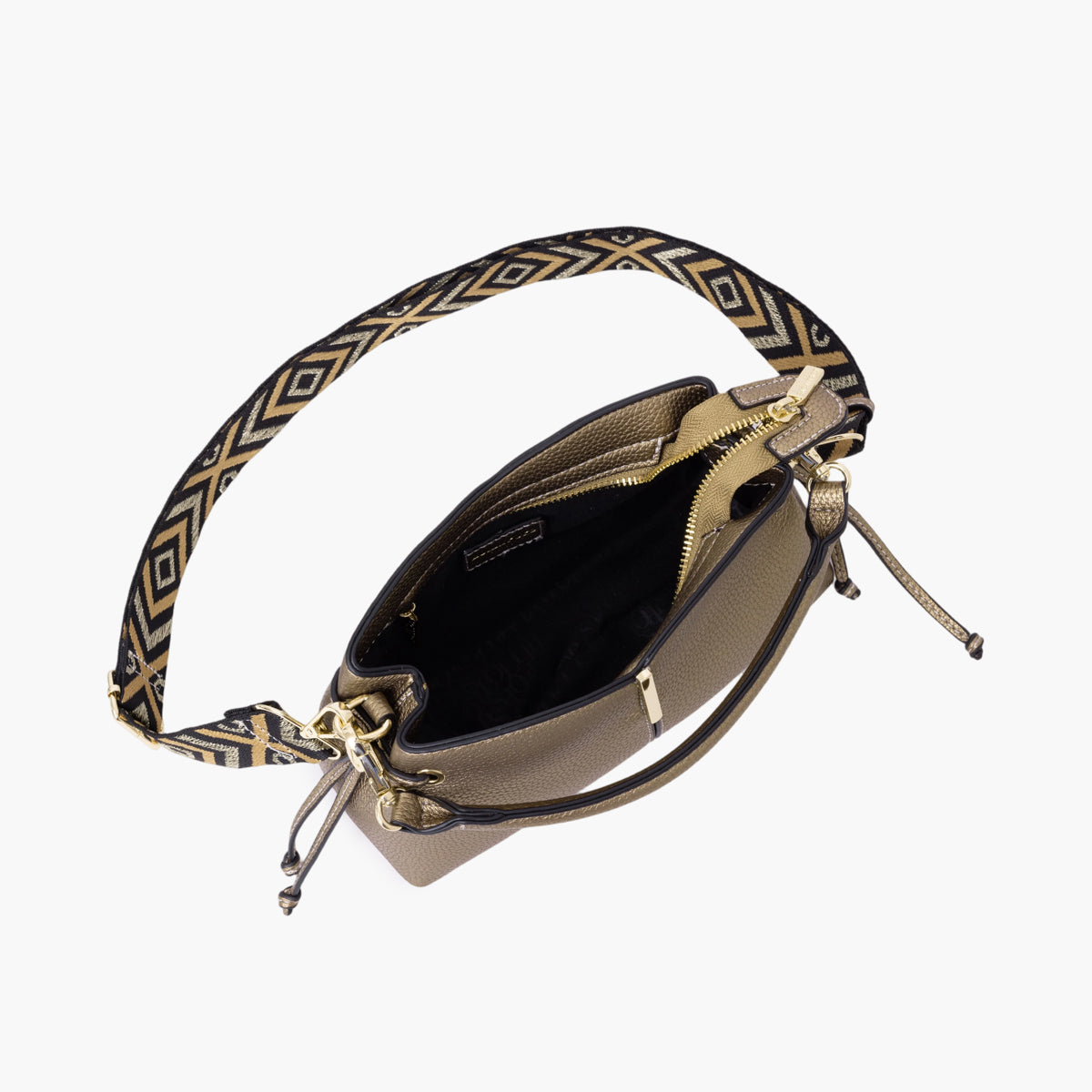 Petit sac porté épaule bronze Taloum