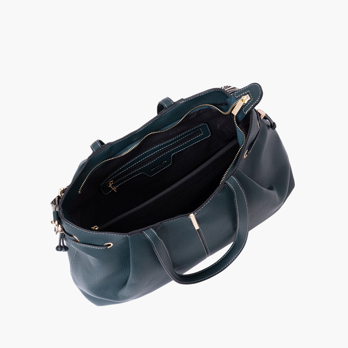 Grand sac shopper vert foncé Taloum L