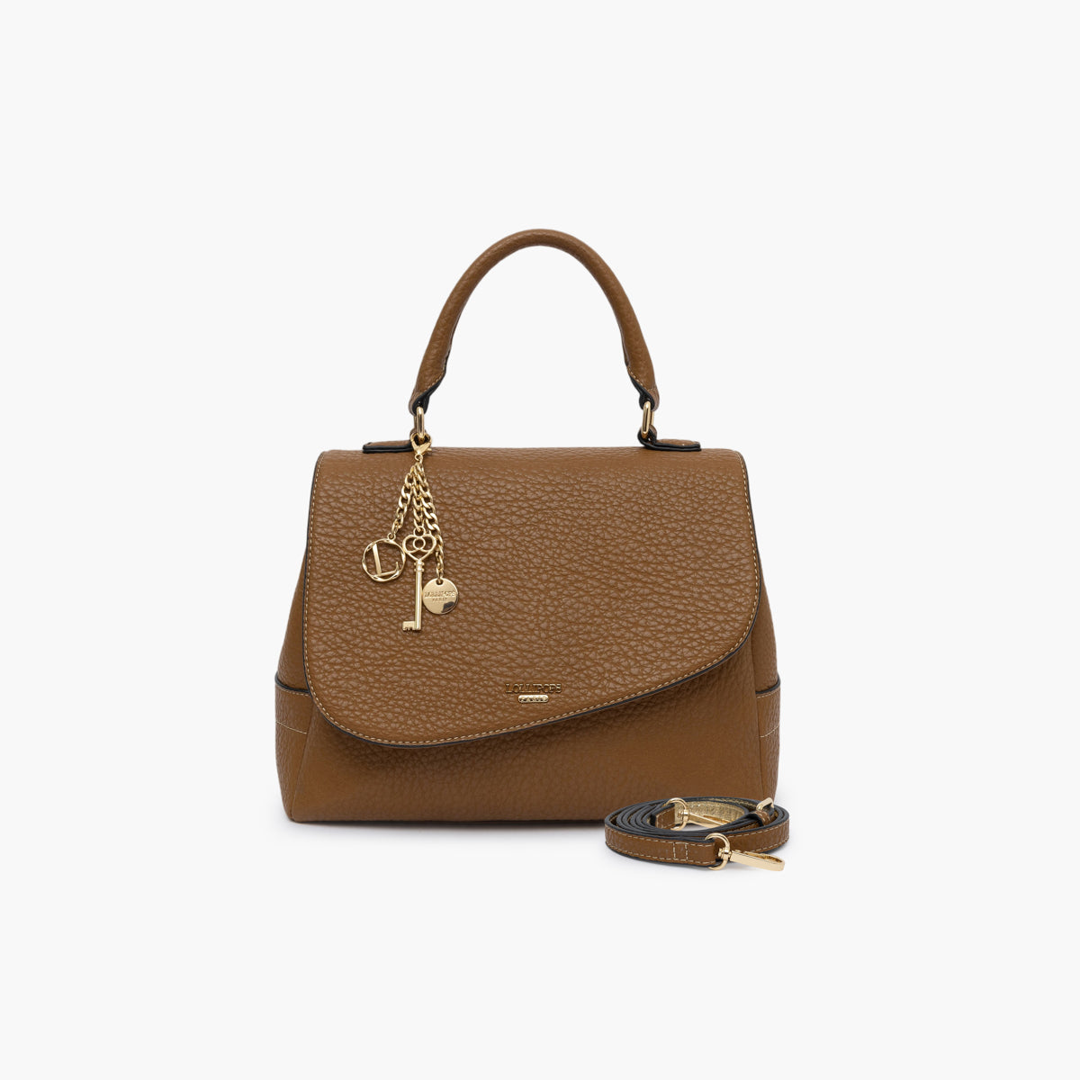 Grand sac porté épaule camel Todora