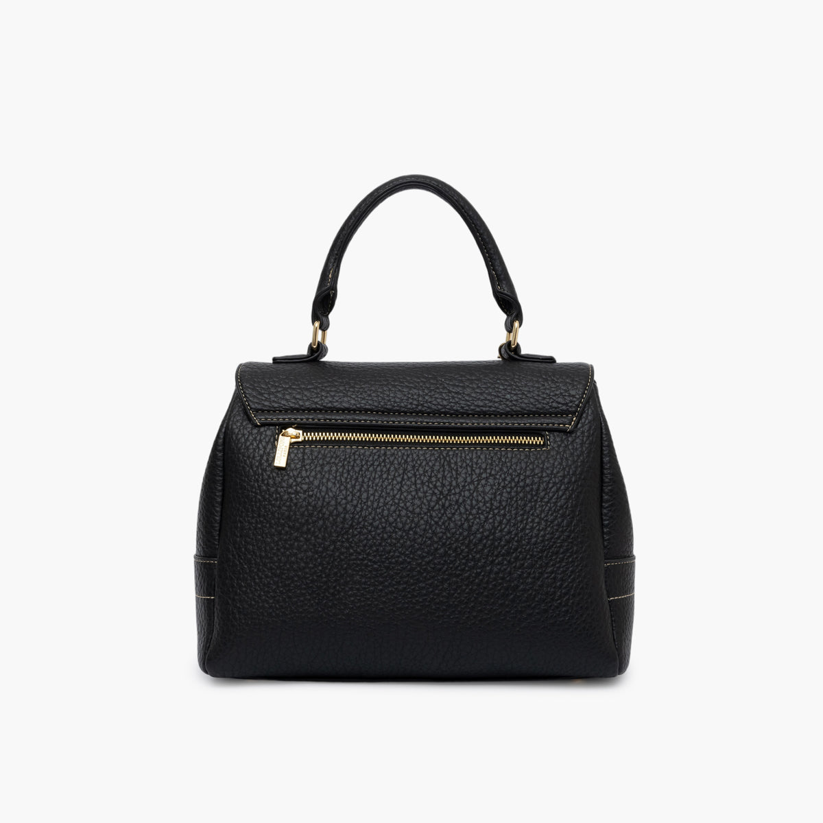 Grand sac porté épaule noir Todora