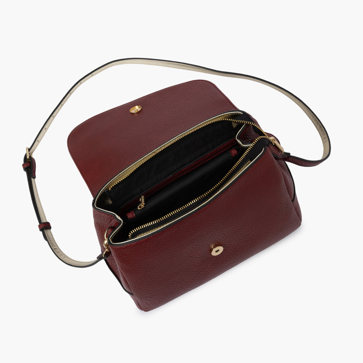 Grand sac porté épaule rouge Todora