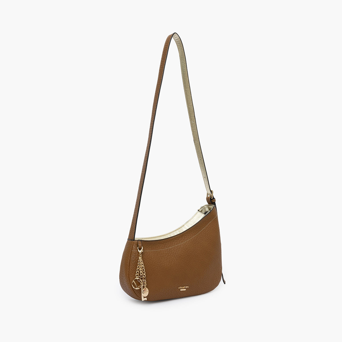 Sac porté épaule camel Todora M
