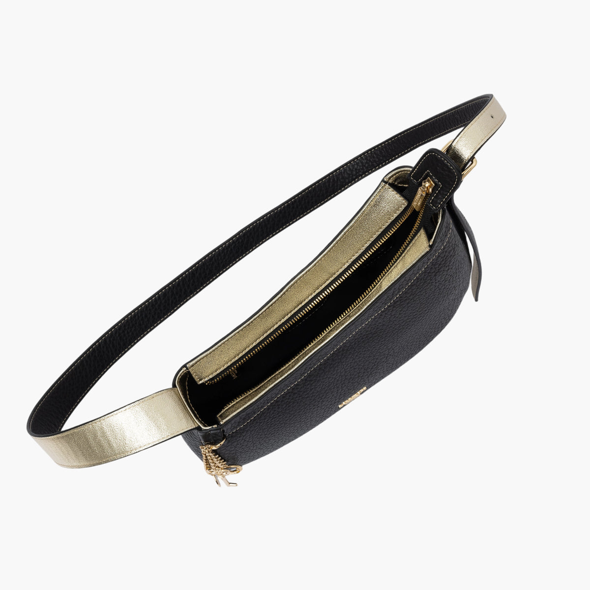 Sac porté épaule noir Todora M