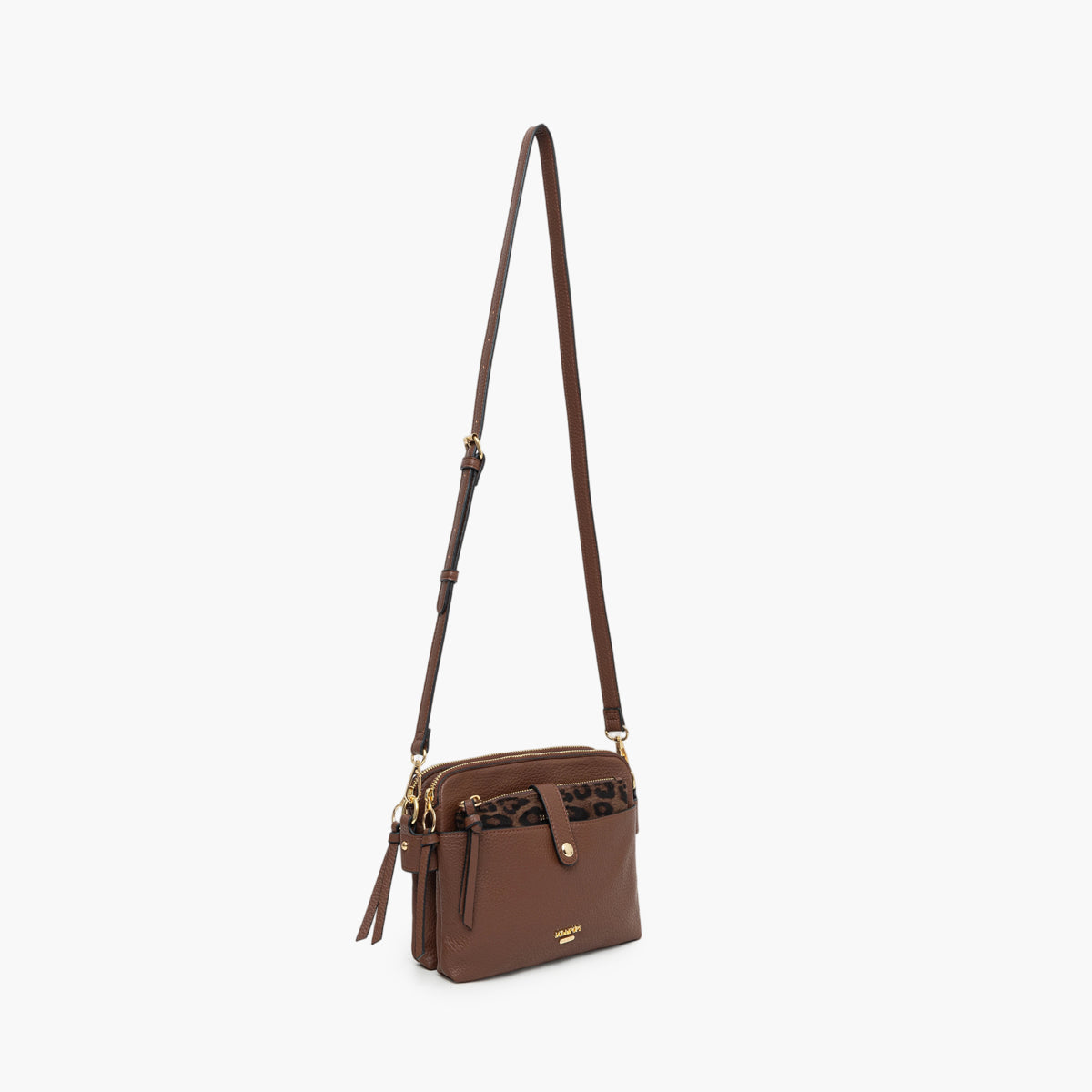 Sac multi poches cognac Tim