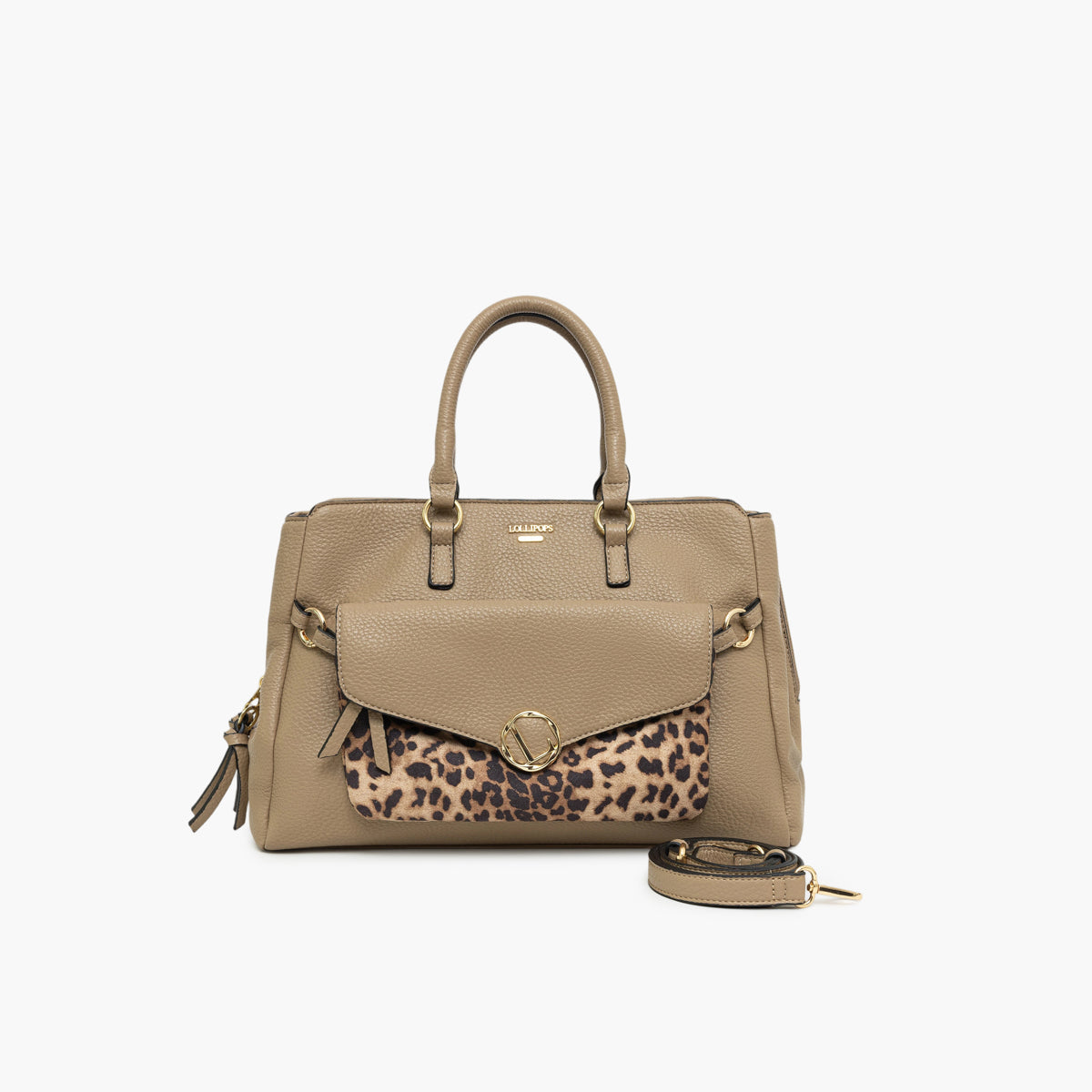 Grand sac shopper taupe Tim