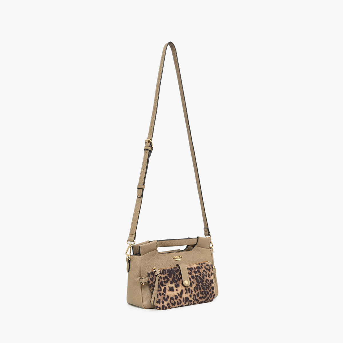 Petit sac porté épaule taupe Tim