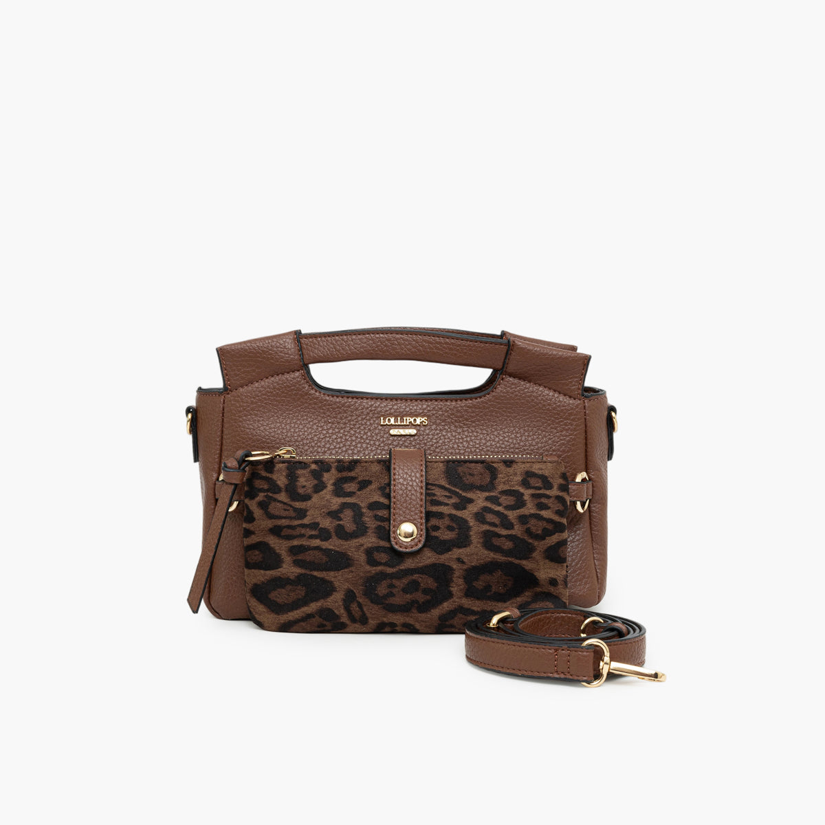 Petit sac porté épaule cognac Tim