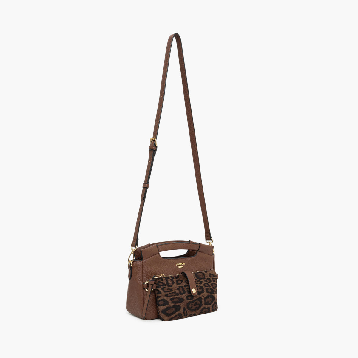 Petit sac porté épaule cognac Tim