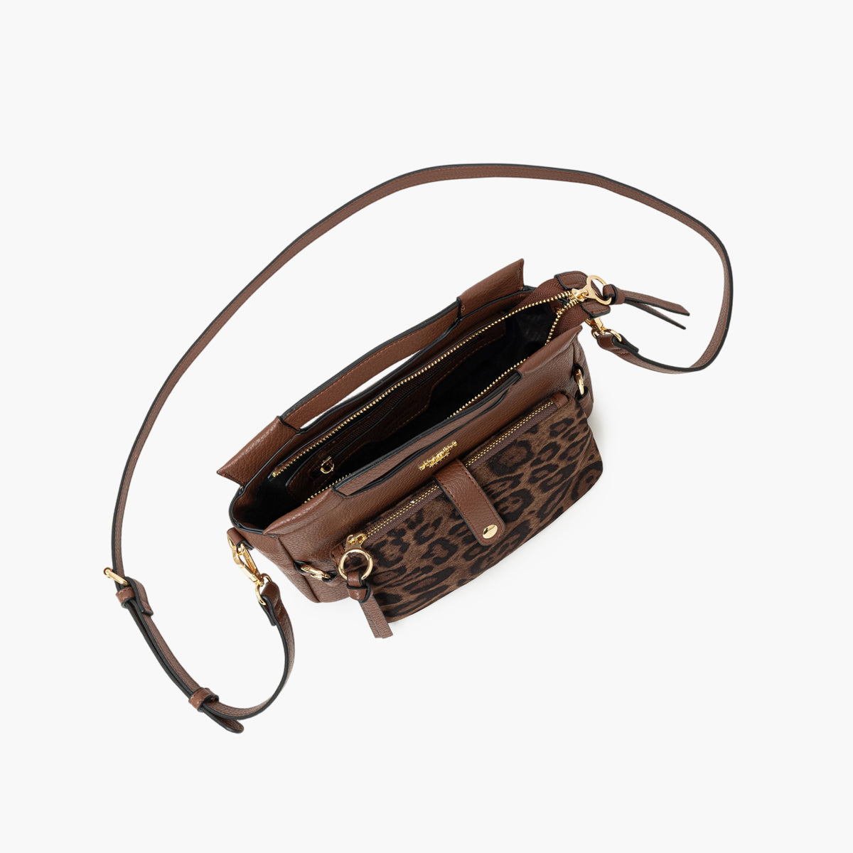 Petit sac porté épaule cognac Tim