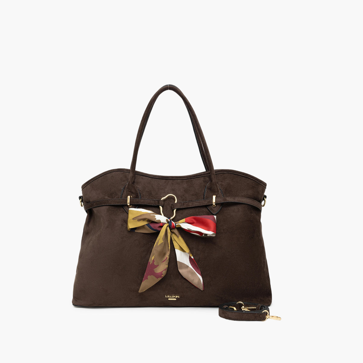 Grand sac shopper marron Tivaline