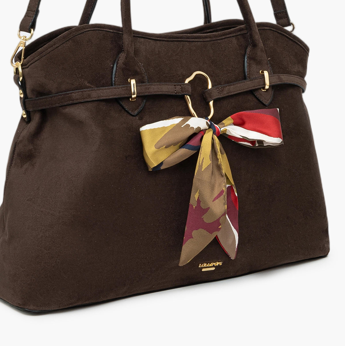 Grand sac shopper marron Tivaline